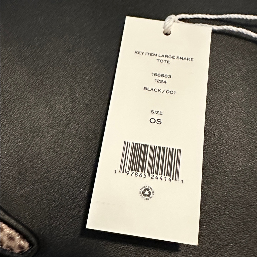 NWT | Tory Burch Large Snake Tote Bag - Picture 13 of 16